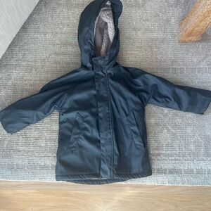 Zara Sherpa Lined Rain Jacket